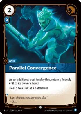 Parallel Convergence (RAD RAD-051/167) Radiance