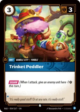 Trinket Peddler (RAD RAD-054/167) Radiance