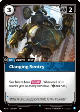 Clanging Sentry (RAD RAD-055/167) Radiance