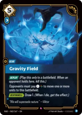 Gravity Field (RAD RAD-062/167) Radiance