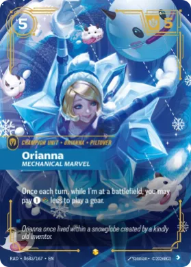 Orianna, Mechanical Marvel (RAD RAD-068a/167) Radiance