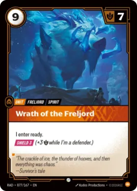 Wrath of the Freljord (RAD RAD-077/167) Radiance