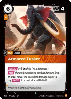 Armored Tusker (RAD RAD-078/167) Radiance