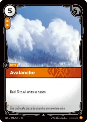 Avalanche (RAD RAD-079/167) Radiance