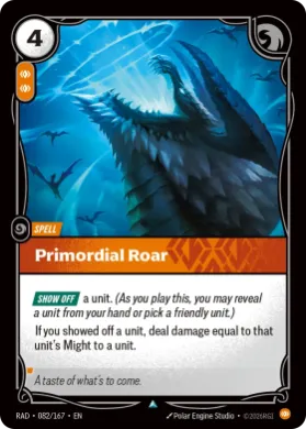 Primordial Roar (RAD RAD-082/167) Radiance