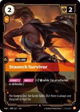 Staunch Survivor (RAD RAD-088/167) Radiance