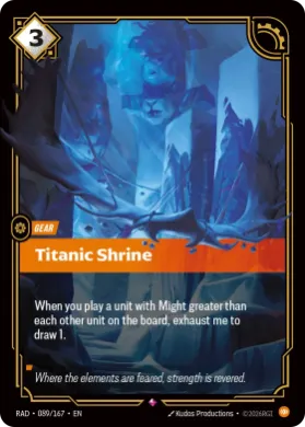 Titanic Shrine (RAD RAD-089/167) Radiance
