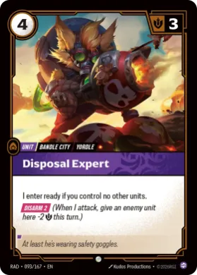 Disposal Expert (RAD RAD-093/167) Radiance