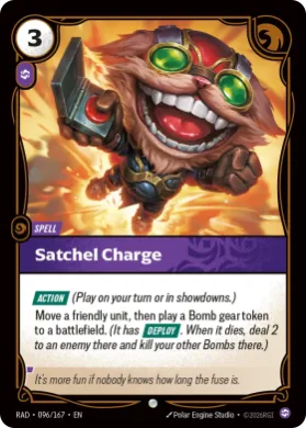 Satchel Charge (RAD RAD-096/167) Radiance