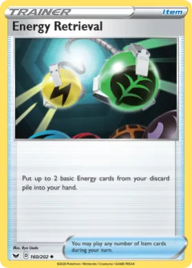Energy Retrieval (SSH 160) Sword & Shield