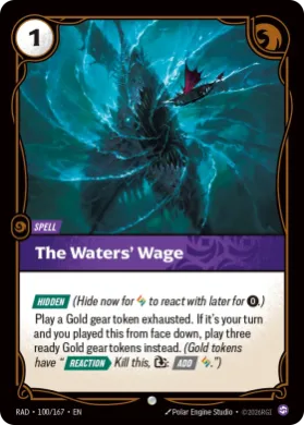 The Waters' Wage (RAD RAD-100/167) Radiance