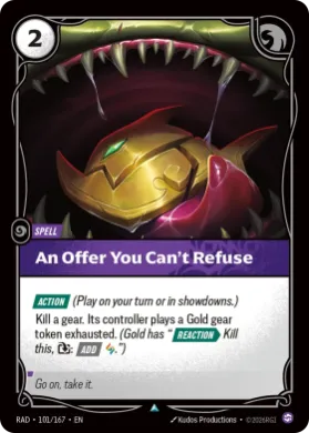 An Offer You Can't Refuse (RAD RAD-101/167) Radiance