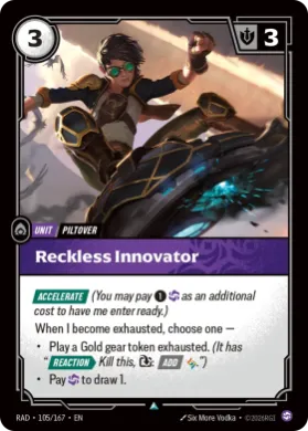 Reckless Innovator (RAD RAD-105/167) Radiance