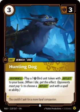 Hunting Dog (RAD RAD-119/167) Radiance