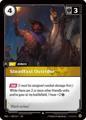 Steadfast Outrider (RAD RAD-128/167) Radiance