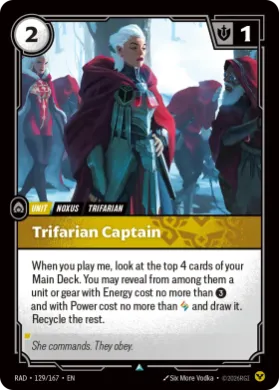 Trifarian Captain (RAD RAD-129/167) Radiance