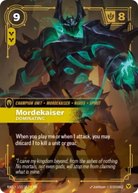 Mordekaiser, Dominating (RAD RAD-137/167) Radiance