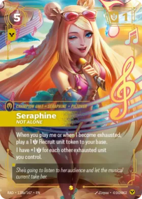 Seraphine, Not Alone (RAD RAD-138a/167) Radiance