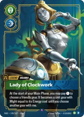 Orianna, Lady of Clockwork (RAD RAD-145/167) Radiance