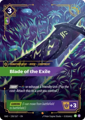 Blade of the Exile (RAD RAD-150/167) Radiance