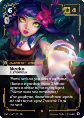 Neeko, Blending In (RAD RAD-167/167) Radiance