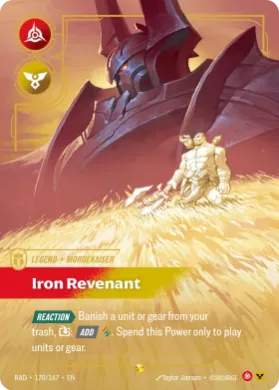 Mordekaiser, Iron Revenant (RAD RAD-170/167) Radiance