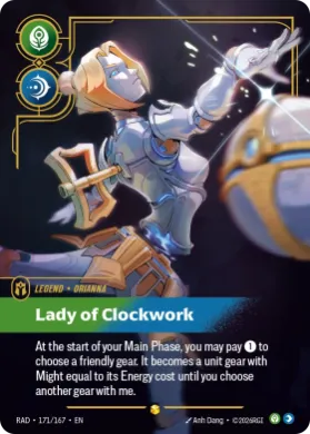 Orianna, Lady of Clockwork (RAD RAD-171/167) Radiance