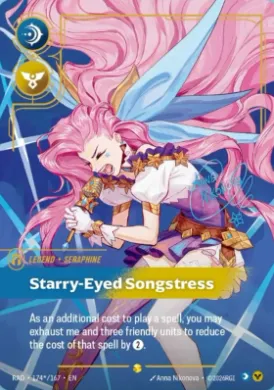 Seraphine, Starry-Eyed Songstress (RAD RAD-174*/167) Radiance