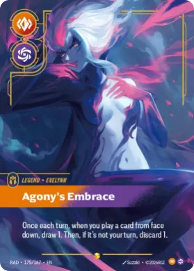 Evelynn, Agony's Embrace (RAD RAD-175/167) Radiance
