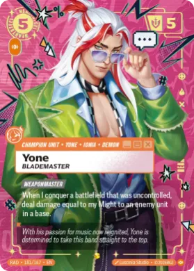 Yone, Blademaster (RAD RAD-181/167) Radiance