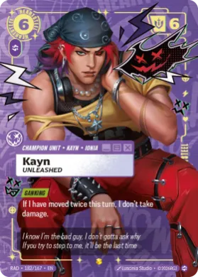 Kayn, Unleashed (RAD RAD-182/167) Radiance