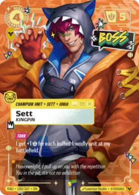 Sett, Kingpin (RAD RAD-183/167) Radiance