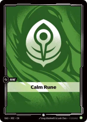 Calm Rune (RAD RAD-R02/167) Radiance