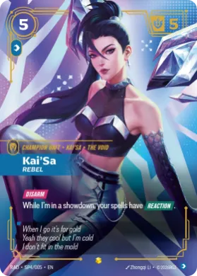 Kai'Sa, Rebel (RAD RAD-SP4/167) Radiance