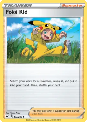 Poké Kid (SSH 173) Sword & Shield