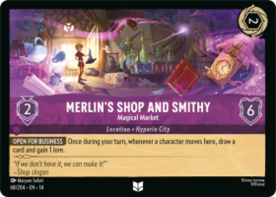 Merlin's Shop and Smithy ( 068) Hyperia City