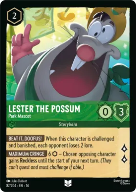 Lester the Possum ( 087) Hyperia City