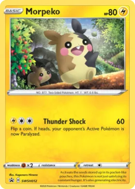Morpeko (PR-SW SWSH012) SWSH Black Star Promos