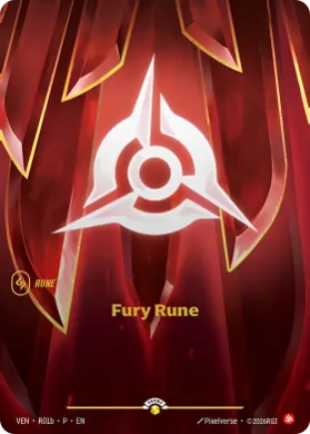 Fury Rune (VENX R01b) Vendetta: Promos