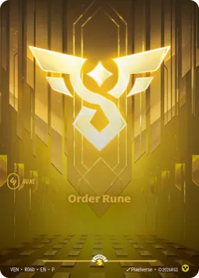 Order Rune (VENX R06b) Vendetta: Promos