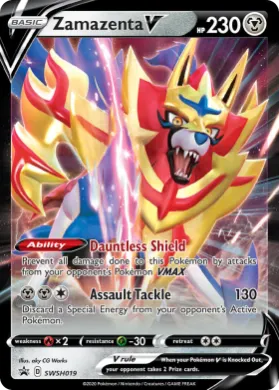 Zamazenta V (PR-SW SWSH019) SWSH Black Star Promos