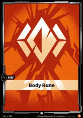 Body Rune ( UNL-R04) Unleashed