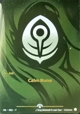 Calm Rune (UNLX R02C) Unleashed: Promos