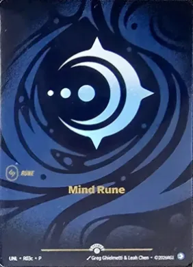 Mind Rune (UNLX R03C) Unleashed: Promos