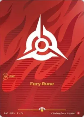 Fury Rune (RADX R01b) Radiance: Promos