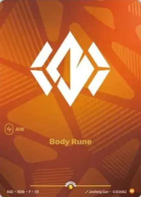 Body Rune (RADX R04b) Radiance: Promos