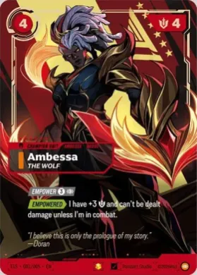 Ambessa, The Wolf (T1X S001*) T1 2025 Worlds Champion Collection