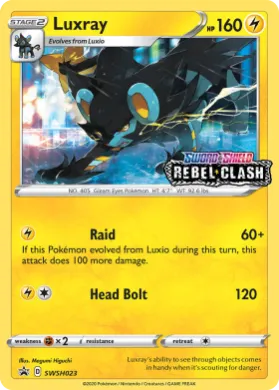Luxray (PR-SW SWSH023) SWSH Black Star Promos
