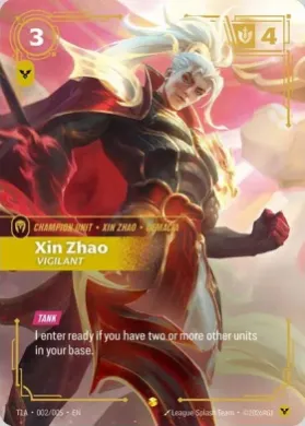 Xin Zhao, Vigilant (T1X S002) T1 2025 Worlds Champion Collection
