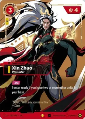 Xin Zhao, Vigilant (T1X S002*) T1 2025 Worlds Champion Collection